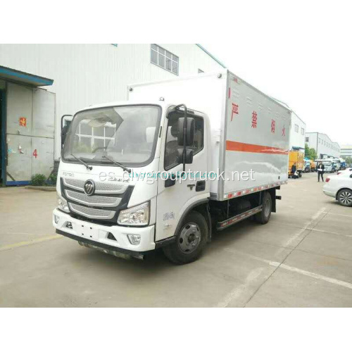 Camión de transporte de explosivos Foton de 5 toneladas en venta